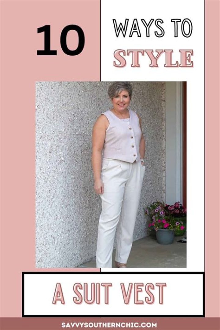 How do women wear suit vests?