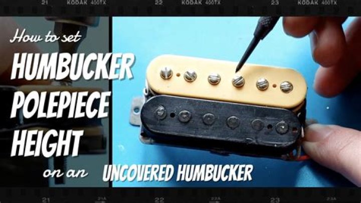 How do you adjust humbuckers?
