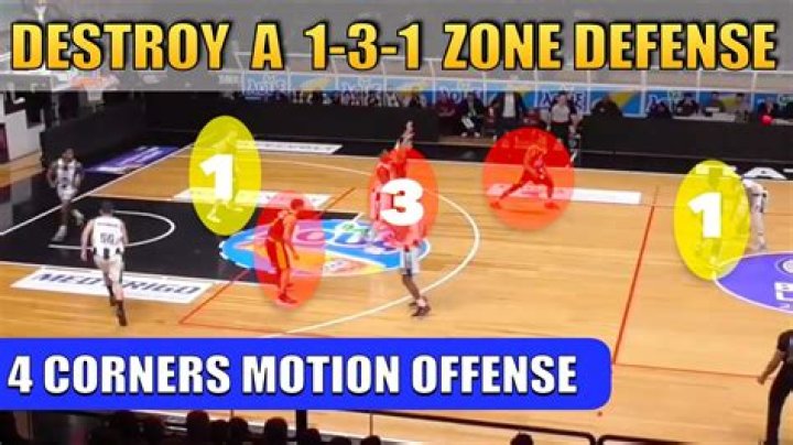 How do you break a 1/3 1 zone defense?