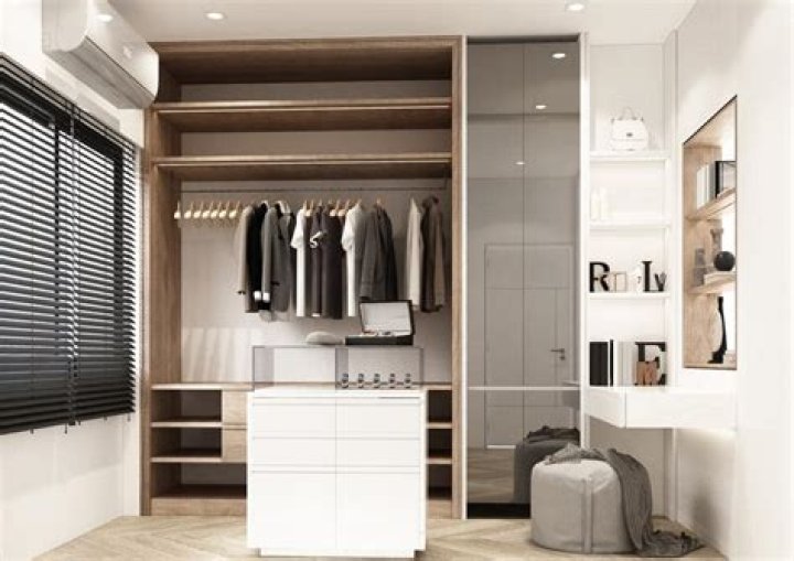 How do you build a small closet in a small room?