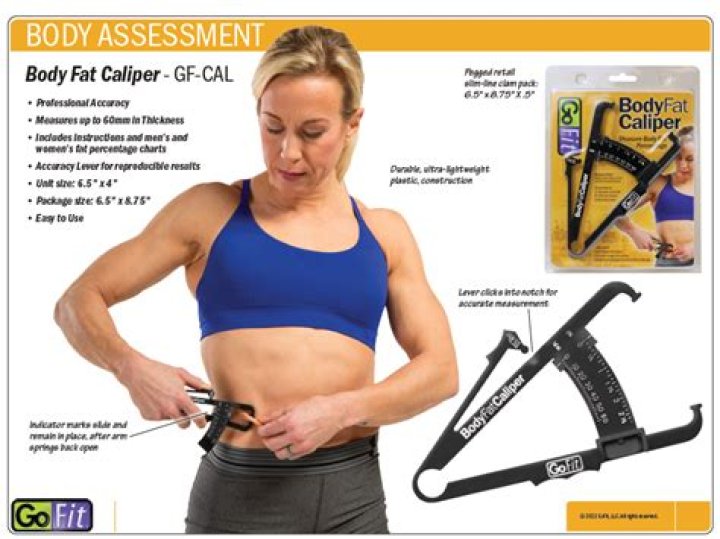 How do you calculate body fat with calipers?