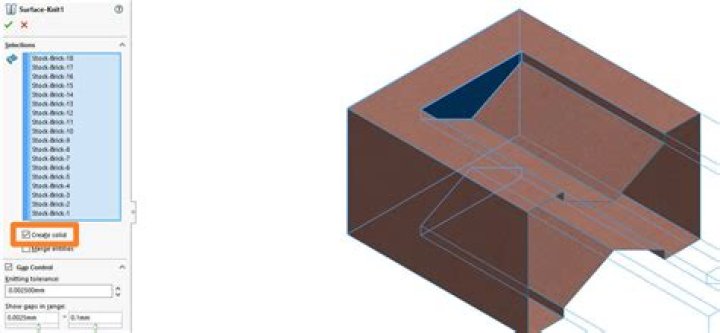How do you convert a graphic body to a solid body in SolidWorks?