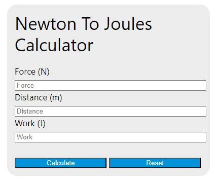 How do you convert joules to Newton meters?