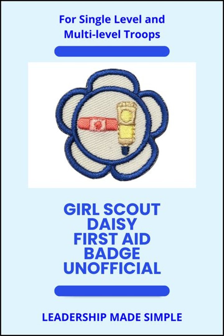 How do you get a Girl Scout first aid badge?