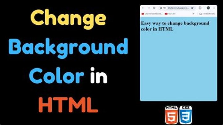 How do you hyperlink the background color in HTML?