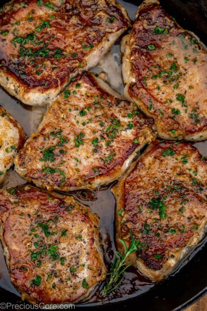 How do you keep boneless pork chops from drying out on the grill?