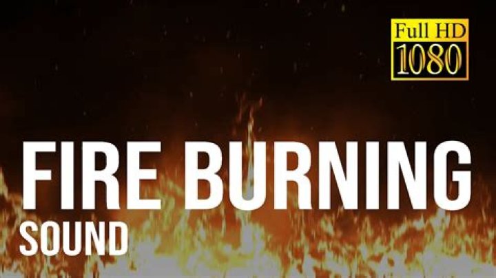 How do you make a burning sound effect?