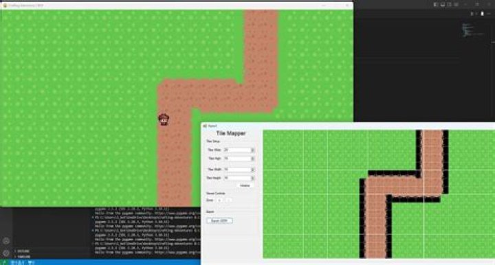 How do you make a tile map in Pygame?