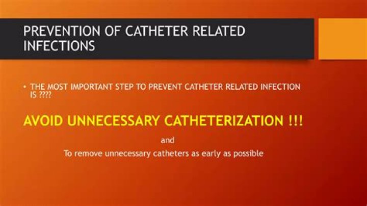 How do you prevent catheter related blood infection?