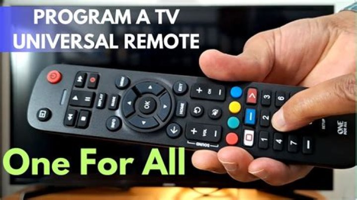 How do you program a one for all remote?