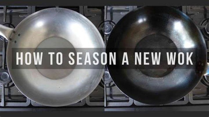 How do you season a wok?