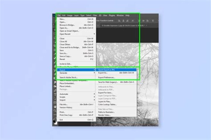 How do you select multiple files in Photoshop?