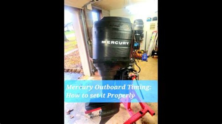How do you set the timing on a Mercruiser?