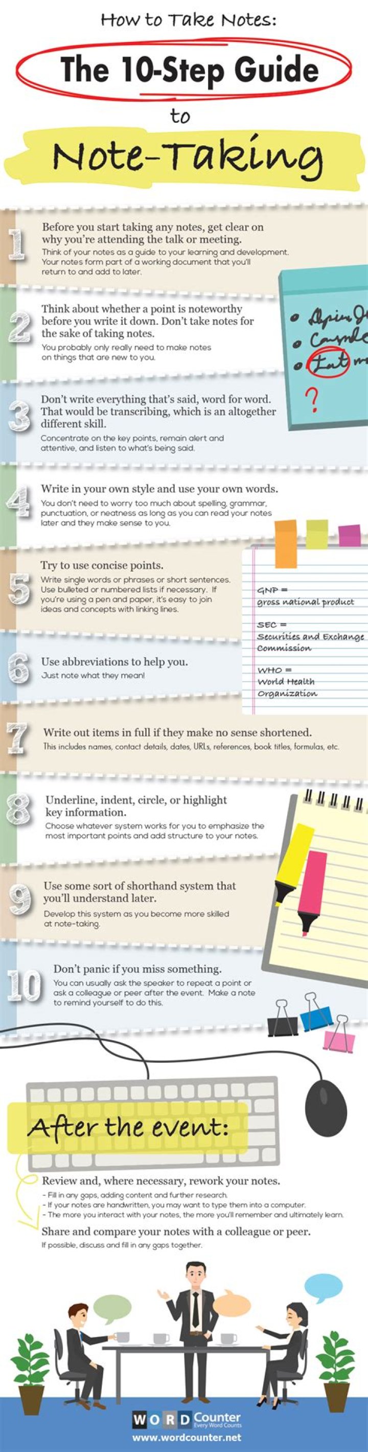 How do you take effective notes from a textbook?