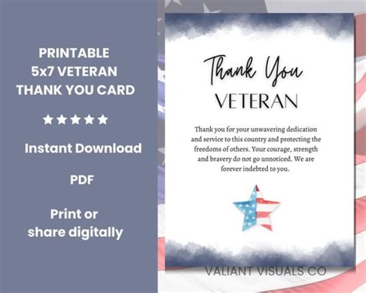 How do you tell a veteran thank you?