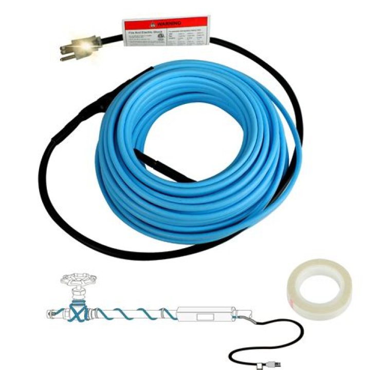 How do you use a pipe heat cable?