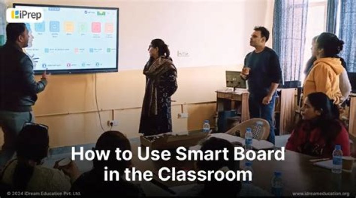 How do you use a SMART Board in a preschool classroom?