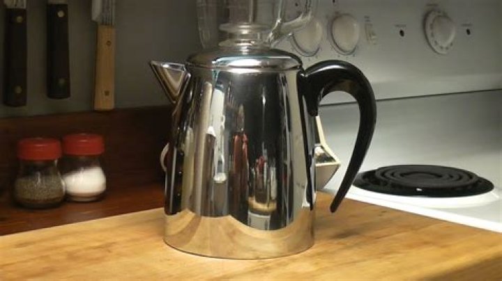 How do you use a vintage stovetop percolator?