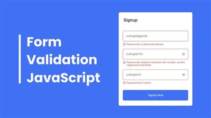 How do you validate a text box in JavaScript?
