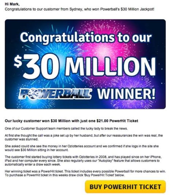 How do you win Ozlotteries?