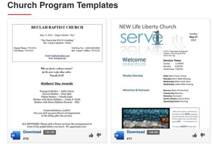 How do you write a church bulletin announcement?