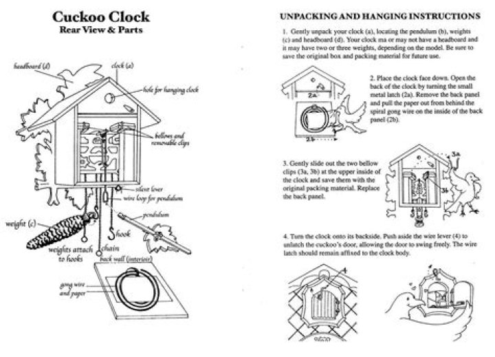 How does a cuckoo clock work?