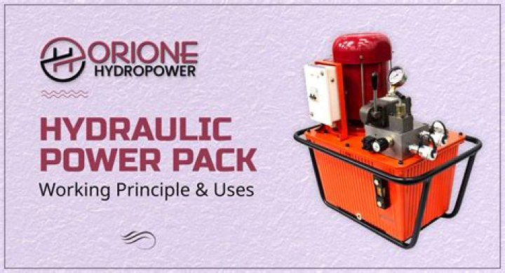 How does a hydraulic power pack work?