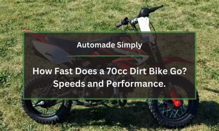 How fast can a Honda 70cc go?