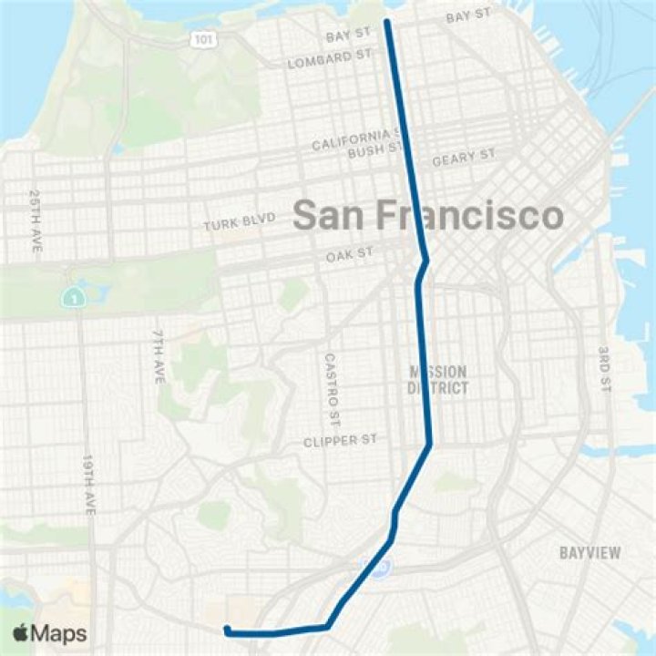How late does the 49 bus run San Francisco?