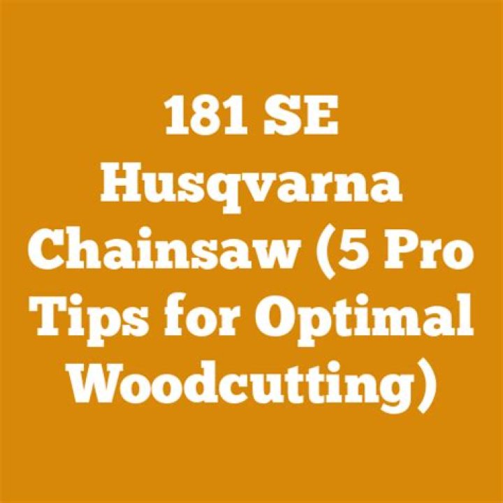 How many cc is a 181 SE Husqvarna?
