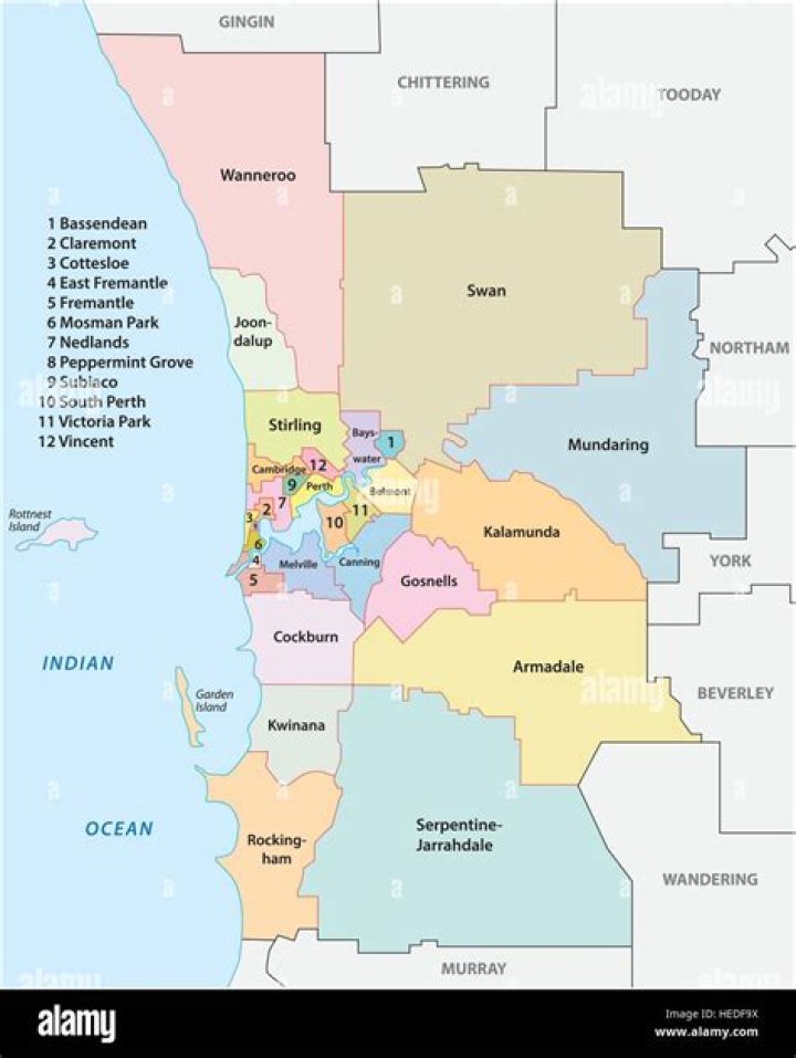 How many councils are in Western Australia?