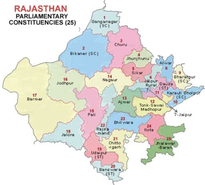 How many legislative assembly are there in Rajasthan?