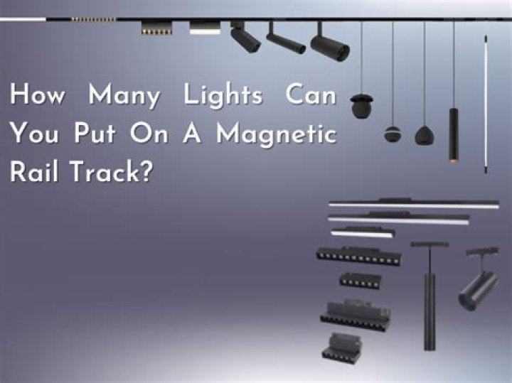 How many lights can you put on a track light?