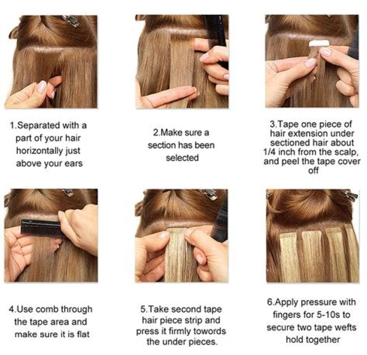 How much are tape in extensions at a salon?