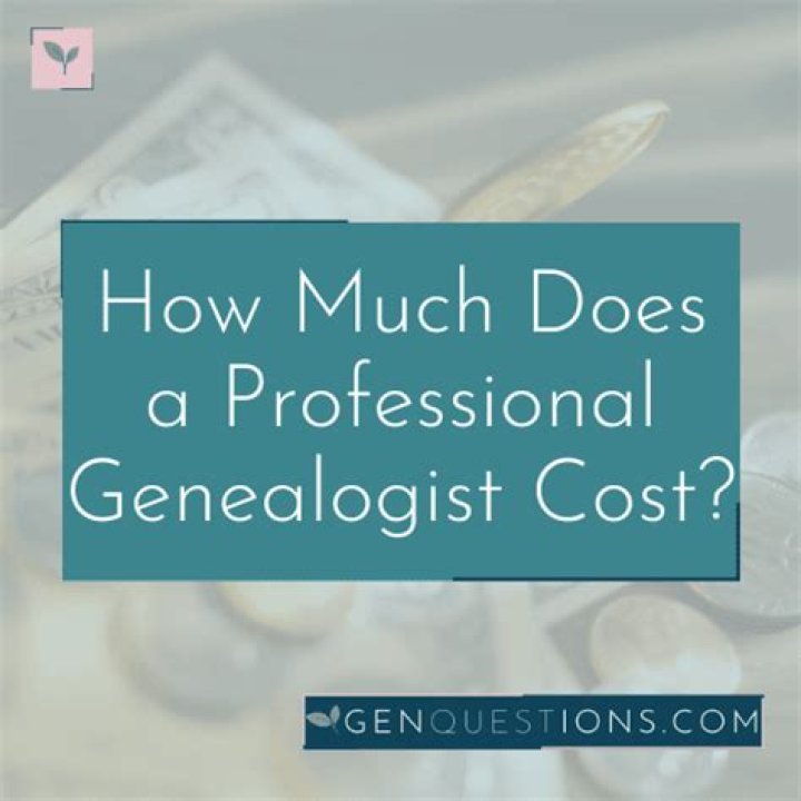 How much does a genetic genealogist cost?