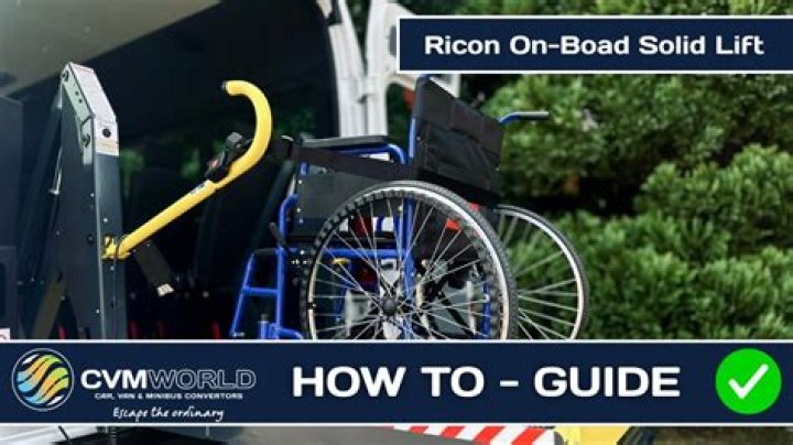 How much does a RICON wheelchair lift weight?
