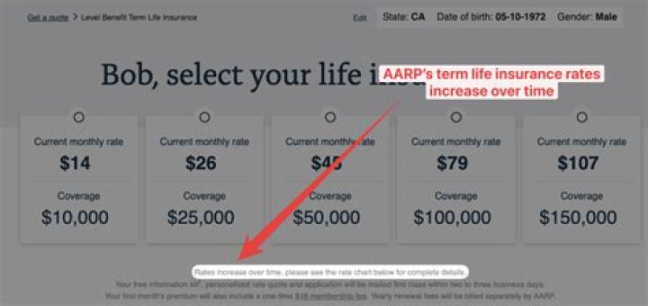 How much does AARP life insurance pay out?