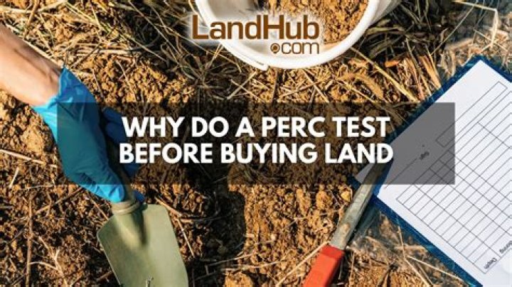 How much does it cost to get land PERC tested?