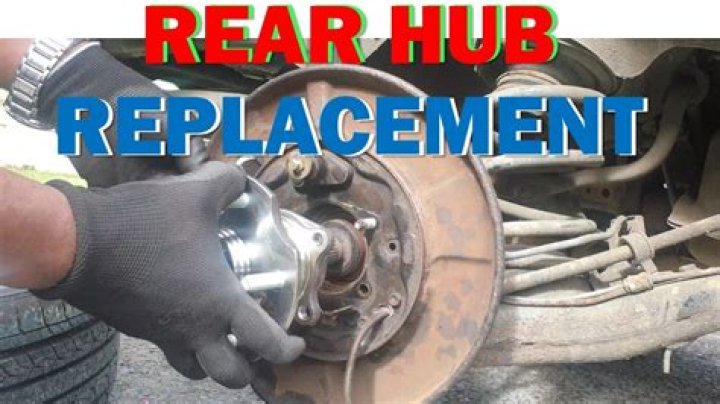 How much does it cost to replace a rear hub assembly?