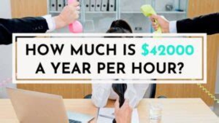 How much is 42000 a year per hour?