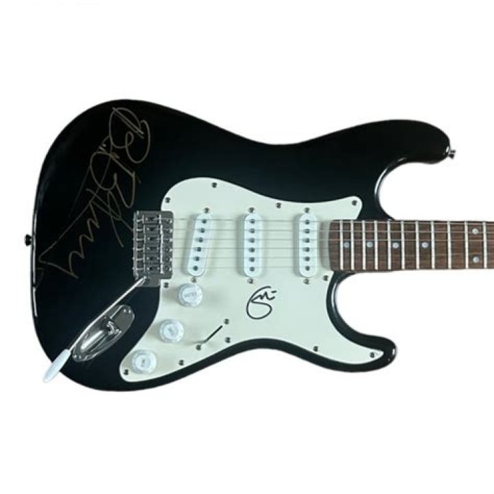 How much is a BB King signed guitar worth?