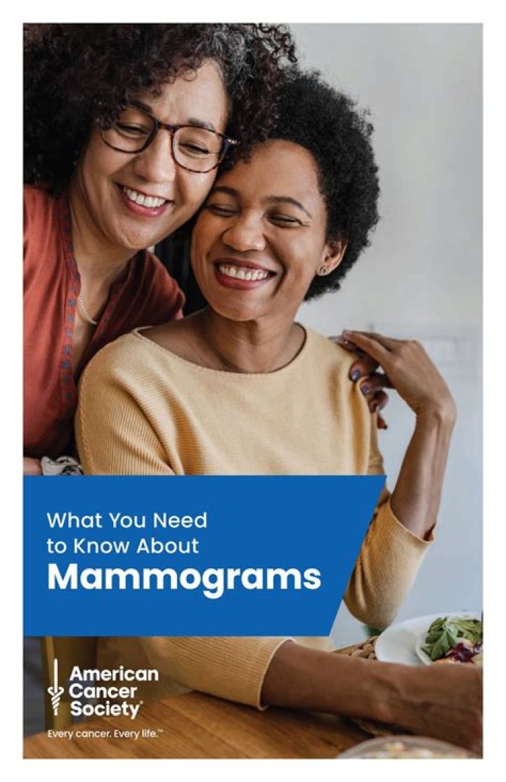 How often does the American Cancer Society recommend mammograms?