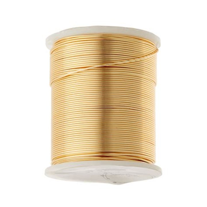 Is gold beading wire real gold?