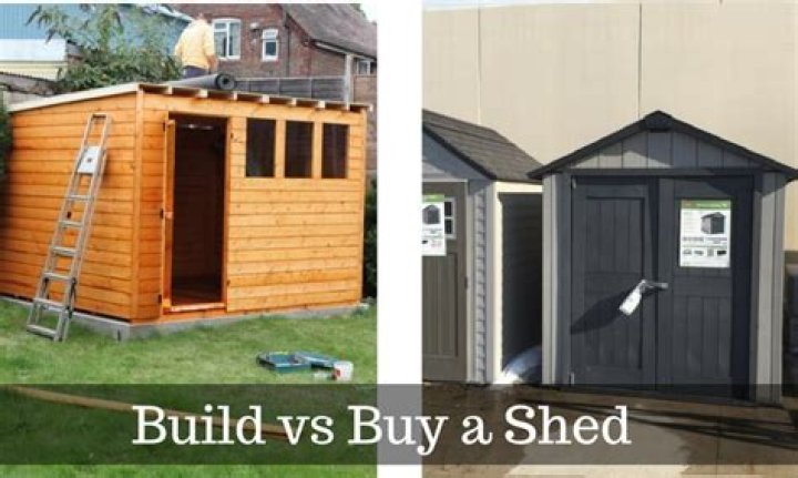 Is it cheaper to build a wood shed or buy one?
