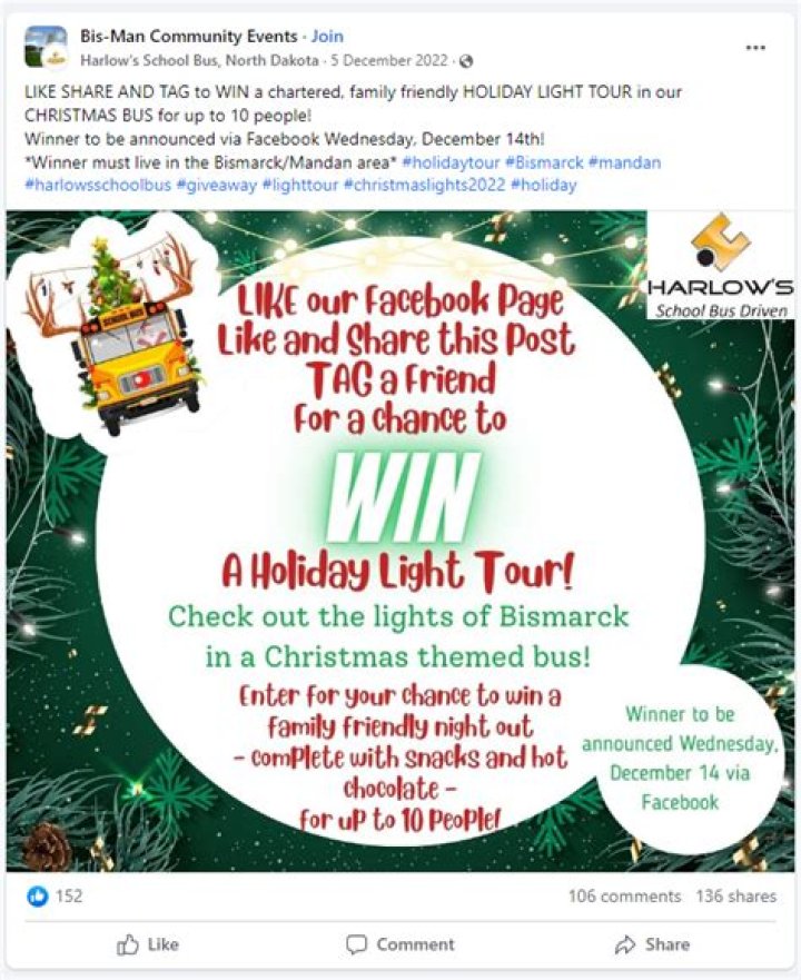Is it legal to do giveaways on Facebook?