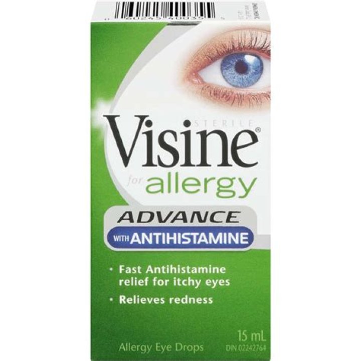 Is it safe to use Visine Allergy eye drops?
