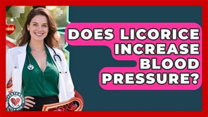 Is liquorice bad for high blood pressure?