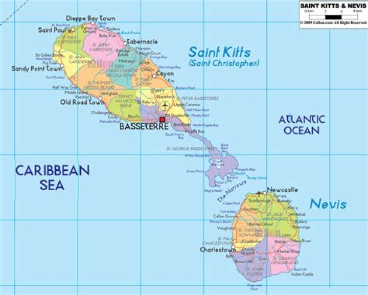 Is Nevis and St Kitts the same country?