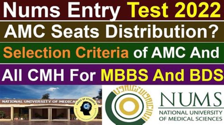 Is NUMS compulsory for CMH?