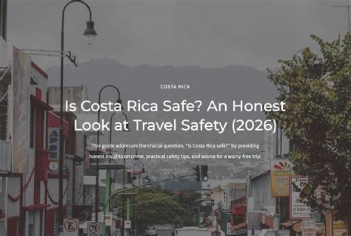 Is Santa Cruz Costa Rica safe?